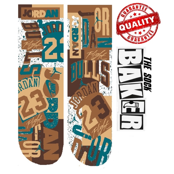 Jordan 4 Cacao Wow Socks - Picture 2 of 2